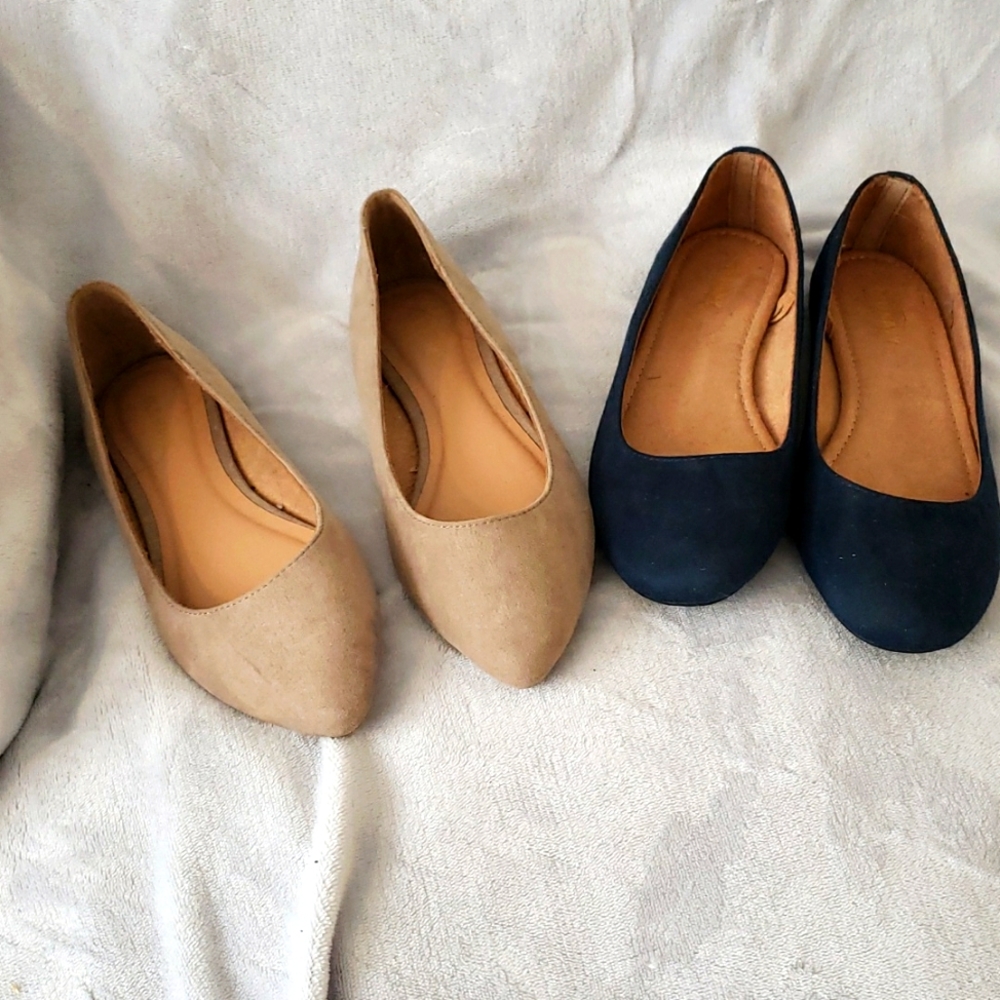 2 pairs Old Navy New flats